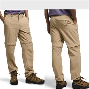 The North Face Men's Paramount Trail Convertible medium Pants khaki used flawed